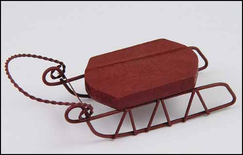 Small Sled Ornaments